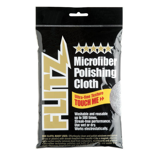 Flitz Microfiber Polishing Cloth - 16" x 16" - Single Bag - Sportsplace.store