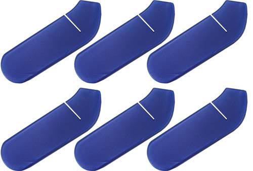 Foam Hockey Stick Blade Cover - Blue (set Of 6) - Sportsplace.store