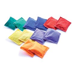 GameCraft 5 in. Nylon Bean Bags - Color My Class (Dozen) - Sportsplace.store