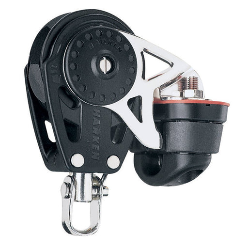 Harken 40mm Carbo Single Ratchet Block w/Swivel Becket & Cam Cleat - Sportsplace.store