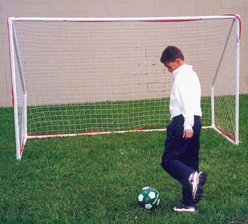 Heavy - duty Pvc Goal - 108" X 67" X 44" - Sportsplace.store