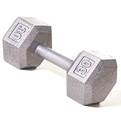 Hex Dumbbell w/ Straight Handle 30 lb - Sportsplace.store