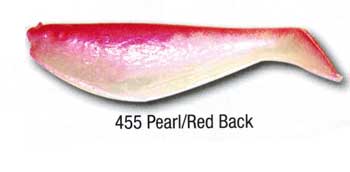 Luckie Strike Shad Minnow MC 5" 10ct Pearl/Red Back - Sportsplace.store