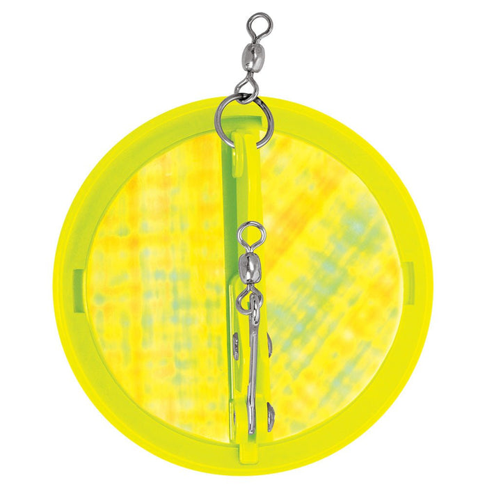 Luhr - Jensen 2 - 1/4" Dipsy Diver - Chartreuse/Silver Bottom Moon Jelly - Sportsplace.store