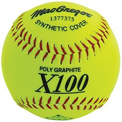 MacGregor®X52RE USA Slow Pitch 12 in. Softballs - Synthetic (Dozen) - Sportsplace.store