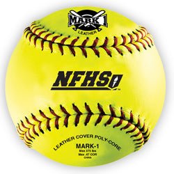 Mark 1&#153;12" NFHS Softballs (Dozen) - Sportsplace.store