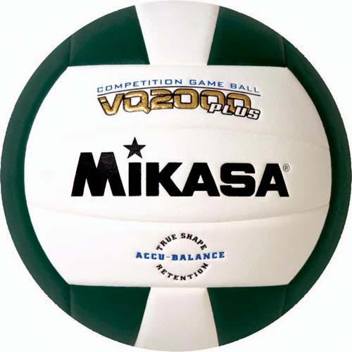 Mikasa Vq2000 Micro Cell Composite Volleyball - Green/white - Sportsplace.store