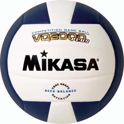 Mikasa Vq2000 Micro Cell Composite Volleyball - Navy/white - Sportsplace.store