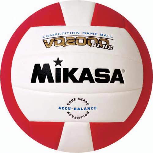 Mikasa Vq2000 Micro Cell Composite Volleyball - Red/white - Sportsplace.store