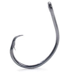 Mustad Demon Perfect Circle Black Nickle 8ct Size 1/0 - Sportsplace.store