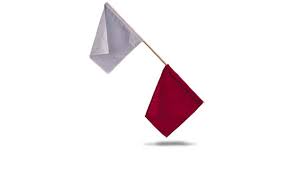 Officials Flag - Red/White - Sportsplace.store