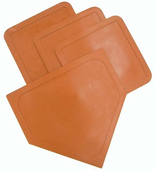 Poly Baseball Bases - Orange - Sportsplace.store