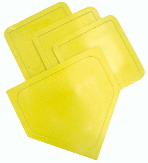 Poly Baseball Bases - Yellow - Sportsplace.store