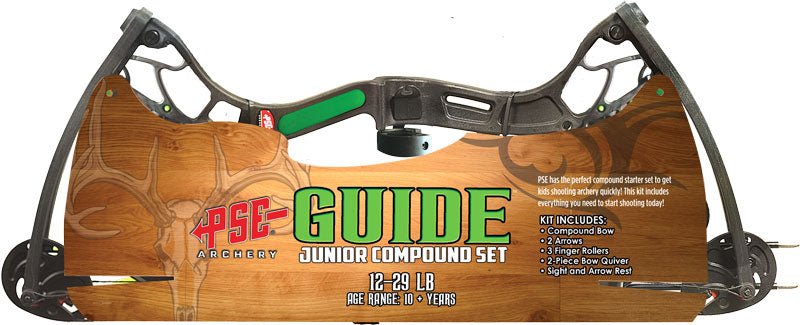 Pse Bow Kit Guide Compound - Youth 8 - 26# Black Ages 8+ - Sportsplace.store