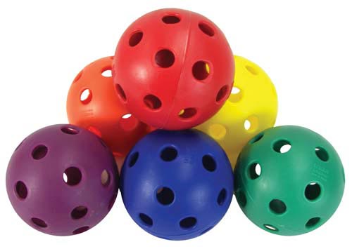 Rainbow Hockey Balls (set Of 6) - Sportsplace.store