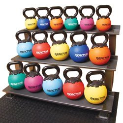 Reactor 8 in. Rubber Kettlebell (18lb) - Sportsplace.store