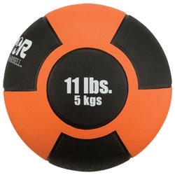 Reactor Rubber Medicine Ball (11 lb - Orange) - Sportsplace.store