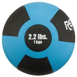 Reactor Rubber Medicine Ball (2.2 lb - Light Blue) - Sportsplace.store