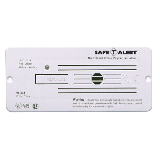 Safe - T - Alert 30 Series 12V RV Propane Alarm - White - Sportsplace.store