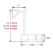 Scandvik Geometric Style Fold Down Mixer - 7.75" Height - Sportsplace.store
