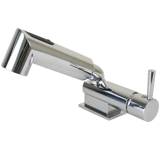 Scandvik Minimalistic Compact Single Level Mixer - Faucet & Shower Combo - Chrome - Sportsplace.store