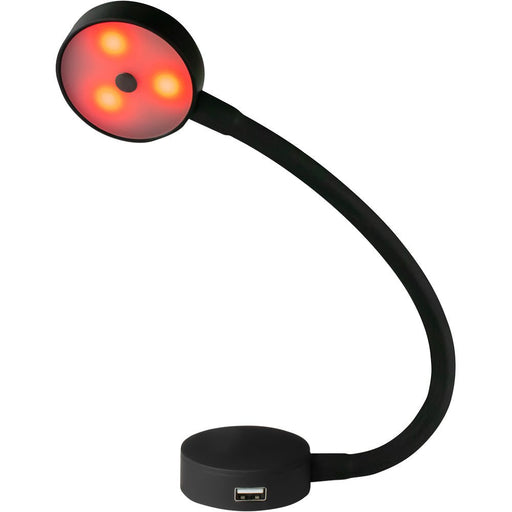 Sea - Dog LED Flex Neck Day/Night Light w/USB Socket - Red & White Light - Sportsplace.store