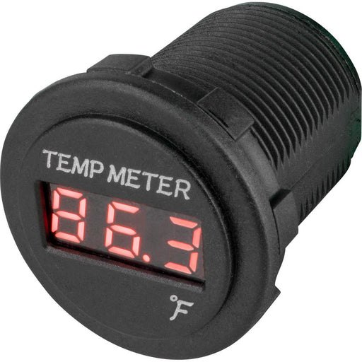 Sea - Dog Round Red LED Temperature Meter - Sportsplace.store