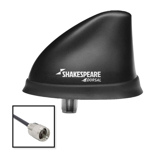 Shakespeare Dorsal Antenna Black Low Profile 26' RGB Cable w/PL - 259 - Sportsplace.store