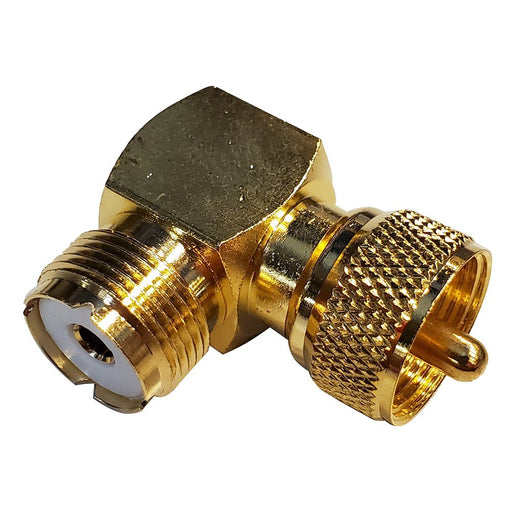 Shakespeare Right Angle Connector - PL - 259 to SO - 239 Adapter - Sportsplace.store