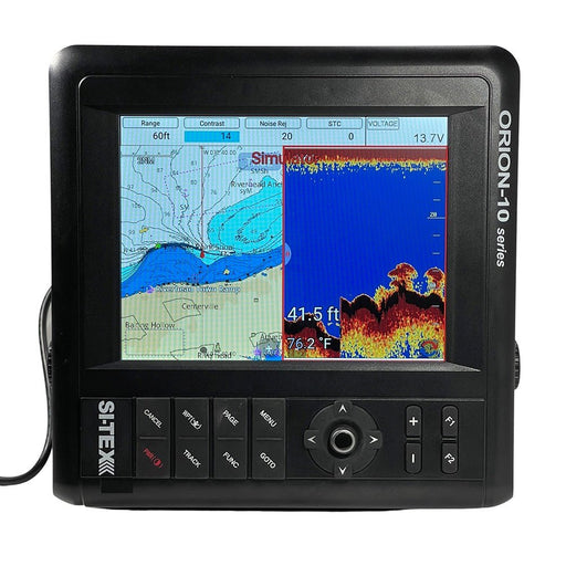 SI - TEX 10" Chartplotter/Sounder Combo w/Internal GPS & C - MAP 4D Card - Sportsplace.store