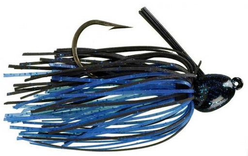 Strike King Bitsy Bug 1/4oz Black/Blue - Sportsplace.store