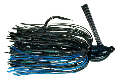 Strike King Hack Attack Jig 3/4oz Black/Blue - Sportsplace.store