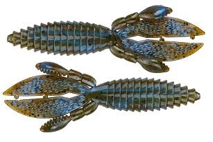 Strike King Rodent 4" 6ct 6pk Blue Craw Red Flake - Sportsplace.store