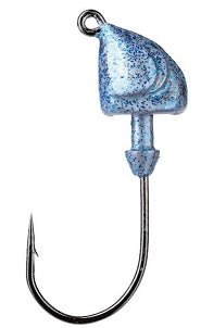 Strike King Squadron Swimbait Jig Head 1/8oz 3ct Blue Glimmer - Sportsplace.store