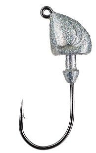 Strike King Squadron Swimbait Jig Head 3/4oz 3ct Silver Bling - Sportsplace.store