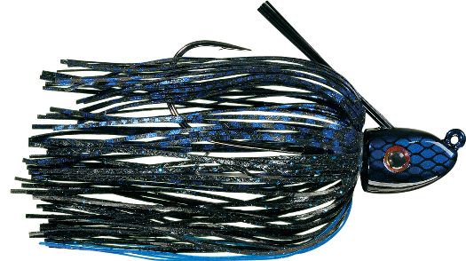 Strike King Swimming Jig 1/4oz Black/Blue - Sportsplace.store