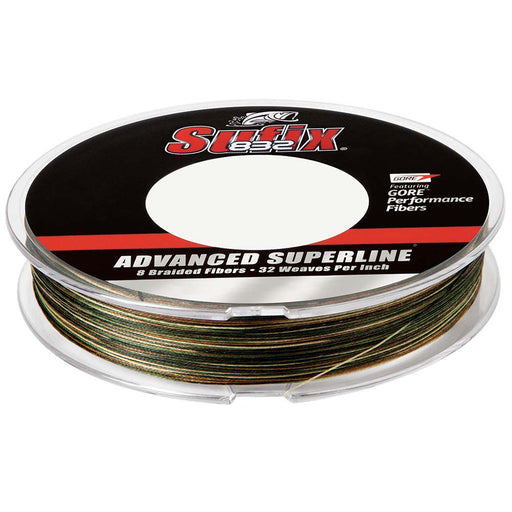 Sufix 832® Advanced Superline® Braid - 15lb - Camo - 150 yds - Sportsplace.store