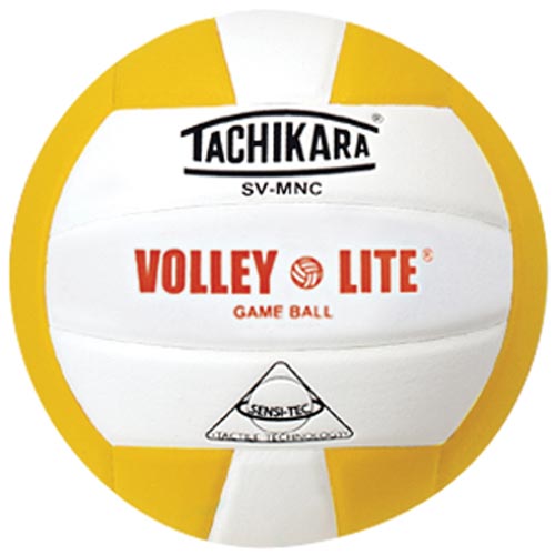 Tachikara Svmnc Volley - lite® Composite Volleyball - Gld/wht - Sportsplace.store