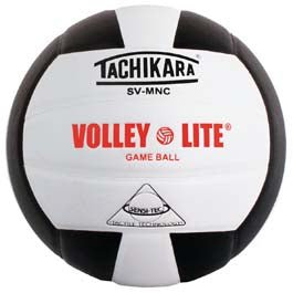 Tachikara Svmnc Volley - lite® Training Volleyball - Black/white - Sportsplace.store