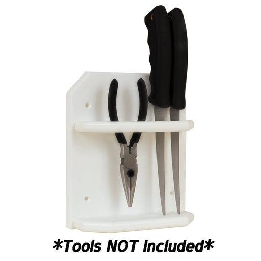 TACO Poly Knife & Plier Holder - White - Sportsplace.store