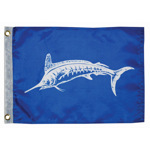 Taylor Made 12" x 18" White Marlin Flag - Sportsplace.store