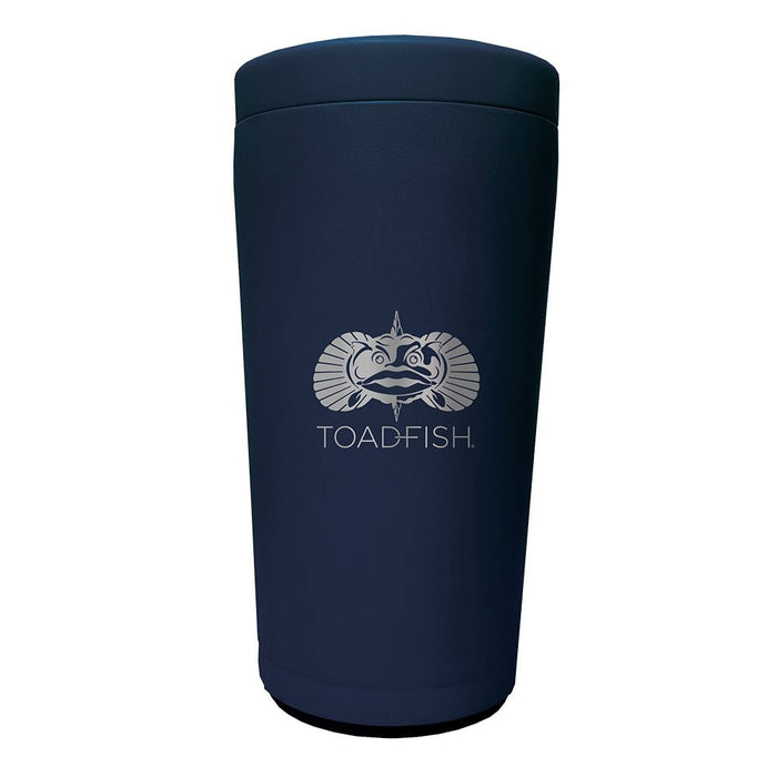 Toadfish Non-Tipping Can Cooler 2.0 - Universal Design - Navy - Sportsplace.store