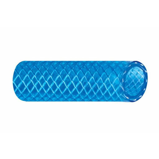 Trident Marine 1/2" x 50' Boxed Reinforced PVC (FDA) Cold Water Feed Line Hose - Drinking Water Safe - Translucent Blue - Sportsplace.store