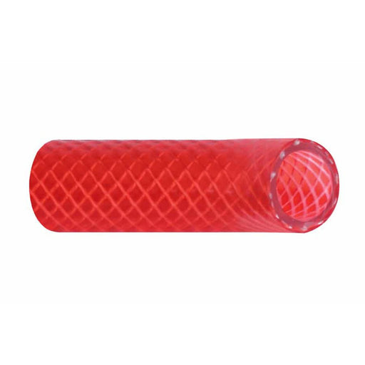 Trident Marine 1/2" x 50' Boxed Reinforced PVC (FDA) Hot Water Feed Line Hose - Drinking Water Safe - Translucent Red - Sportsplace.store