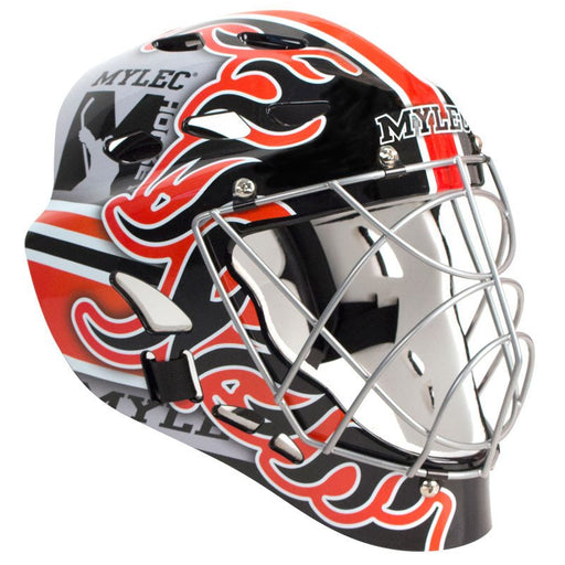 Ultra Pro Goalie Mask - Flames - Sportsplace.store