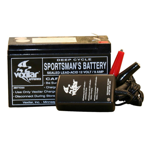 Vexilar Battery & Charger - Sportsplace.store