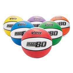 Voit Lite 80 Basketball - 28.5 in. Intermediate - Color My Class (Set of 6) - Sportsplace.store