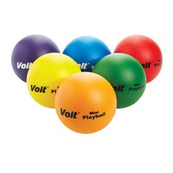 Voit Tuff Coated Foam Low - Bounce Ball - 5 in. Mini - Color My Class (Set of 6) - Sportsplace.store