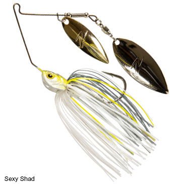 Z - Man Power Finesse Slingbladez Spinnerbait 3/8 Wil/Wil Sexy Shad - Sportsplace.store